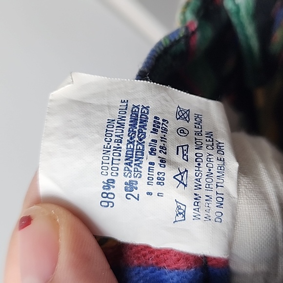 Vintage Versace Jeans Couture Fauna Rainbow Stripe Cotton Denim Jeans - Picture 9 of 11